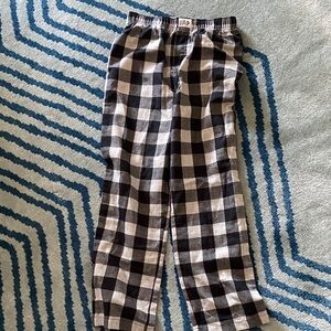 GAP Black and grey lounge/pj flannel pants